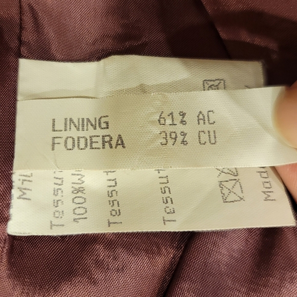 Italian Designer Erreuno Vintage Wool French Style Bouclé Blazer - Sz 44 EU - Picture 8 of 9